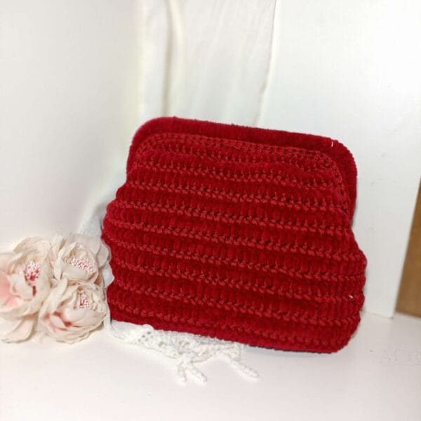Χειροποίητη πλεκτή τσάντα